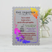 Office GetTogether招待状 招待状 (スタンド正面)