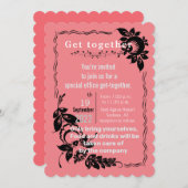 Office GetTogether招待状 招待状 (正面/裏面)