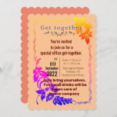 Office GetTogether招待状 招待状 (正面/裏面)