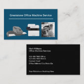 Office Machine Repair Service技術者 名刺 (正面/裏面)