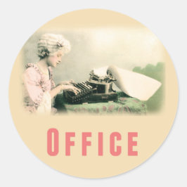 Office Moving Boxステッカーラベル ラウンドシール