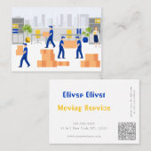 Office Moving Service 名刺 (正面/裏面)