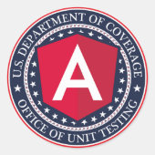 Office of Unit Testing ラウンドシール (正面)