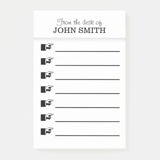 Office Organizerポストイット®メモの個人用設定 ポストイット (正面)