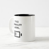 Office Personality Loading... Two-Tone Coffee Mug ツートーンマグカップ (正面左)