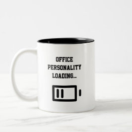 Office Personality Loading... Two-Tone Coffee Mug ツートーンマグカップ