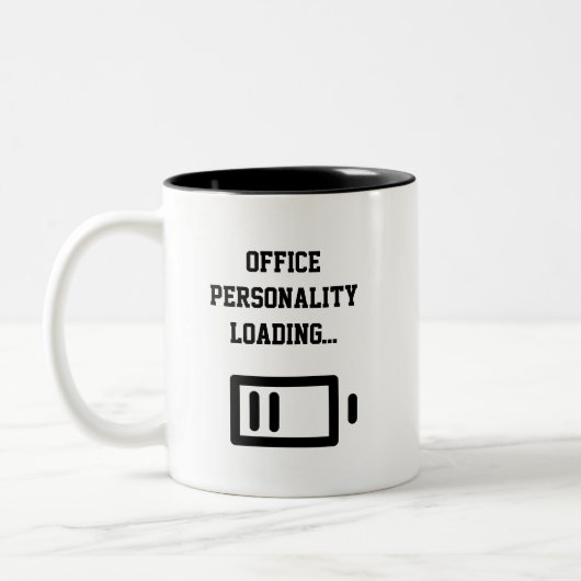 Office Personality Loading... Two-Tone Coffee Mug ツートーンマグカップ (左)
