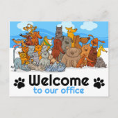 Office Petビジネスポストカードへようこそ ポストカード (正面)