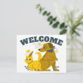 Office Petビジネスポストカードへようこそ ポストカード (スタンド正面)