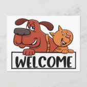 Office Petビジネスポストカードへようこそ ポストカード (正面)