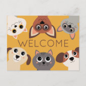 Office Pets獣医ポストカードへようこそ ポストカード (正面)