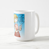 Office Politics Cartoon Mug コーヒーマグカップ (正面右)