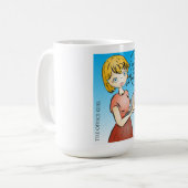 Office Politics Cartoon Mug コーヒーマグカップ (正面左)
