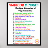 Office Poster - Warrior Mindset ポスター (正面)