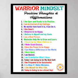 Office Poster - Warrior Mindset ポスター