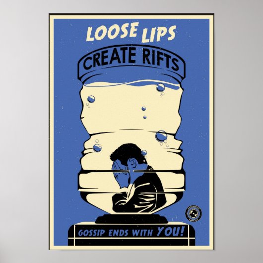 Office Propaganda: Water Cooler Talk (blue) ポスター (正面)