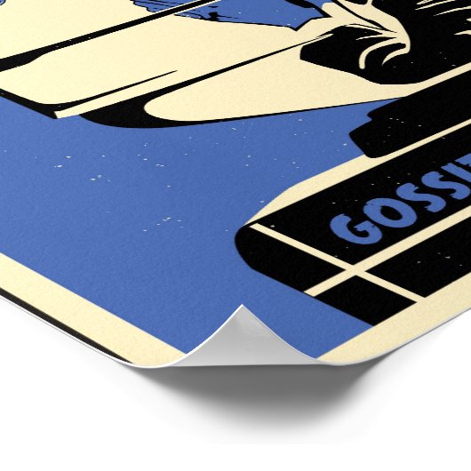 Office Propaganda: Water Cooler Talk (blue) ポスター (角)