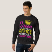 Office School Secretary Queen Women スウェットシャツ (正面フル)