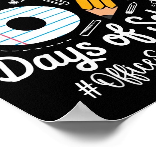 Office Secretary Survived 67 Days Of School Humor  ポスター (角)