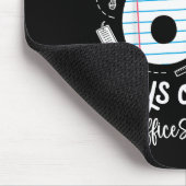 Office Secretary Survived 67 Days Of School Humor マウスパッド (コーナー)