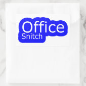 Office Snitch | Officeユーモア | 長方形シール (バッグ)