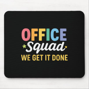 Office Squad我々はそれを完了する新学期Happy F マウスパッド
