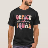 Office Squad Office Staff Admin Crew Teacher Girl  Tシャツ (正面)