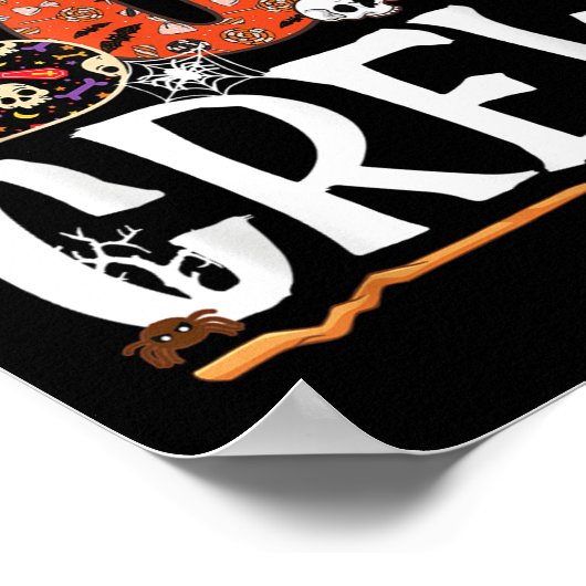 Office Staff Boo Crew Funny Halloween Matching Cos ポスター (角)