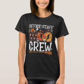 Office Staff Boo Crew Funny Halloween Matching Cos Tシャツ (正面)