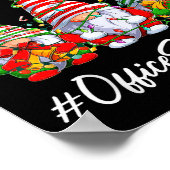 Office Staff Crew Funny Everything Is Fine Christm ポスター (角)