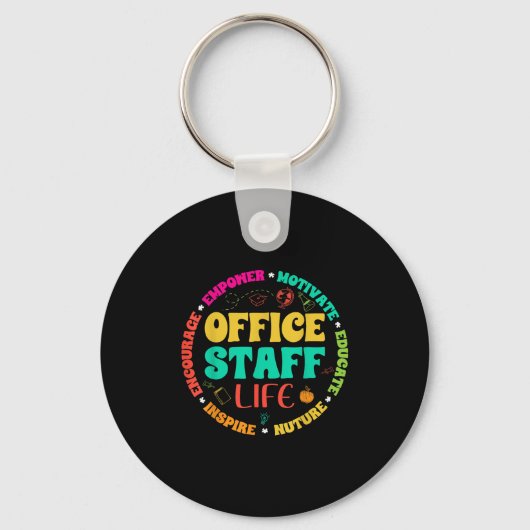 Office Staff Life - Front Office Squad School Secr キーホルダー (正面)