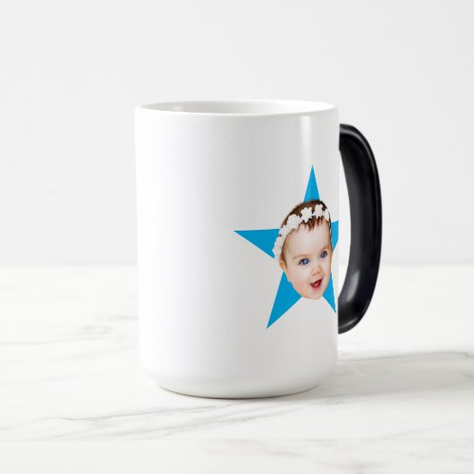 Office Starパーソナライズされた顔The Office TV Show モーフィングマグカップ (正面右)