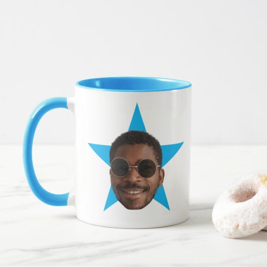 Office Star Mug、Office TV Show Mug、顔mug マグカップ (ドーナツ)