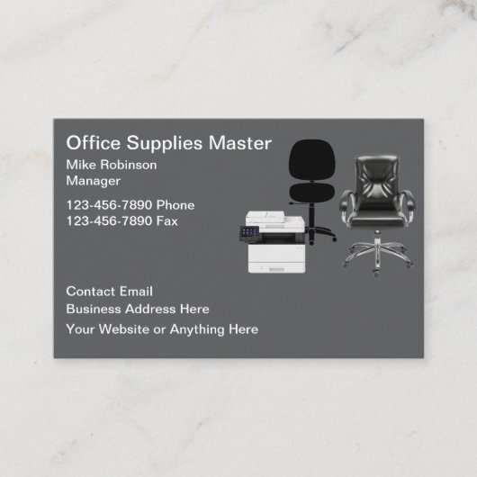 Office Supplies名刺 名刺 (正面)