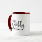 Office Survival Mug：おそらくワインの同僚 マグカップ (正面左)