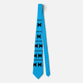 Office tie with elegant blue colour ネクタイ (正面)