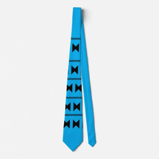 Office tie with elegant blue colour ネクタイ (正面)