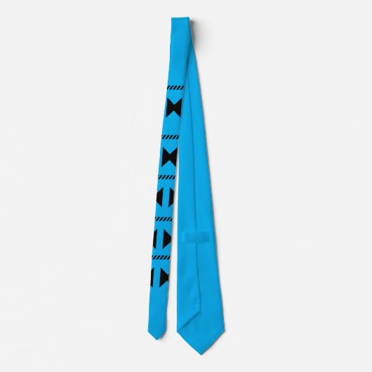 Office tie with elegant blue colour ネクタイ (裏面)