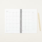 Office Umoricant Accountant、アルコールワインをおもしろい扱う プランナー手帳 (月ページ)