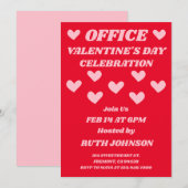Office Valentine’s Day Celebration 招待状 (正面/裏面)