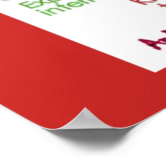 Office Wall Poster/Open Doorポリシー ポスター (角)