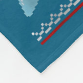 Office Yapper Ugly Sweater Christmas  フリースブランケット (角)