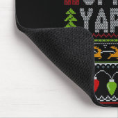 Office Yapper Ugly Sweater Christmas マウスパッド (コーナー)