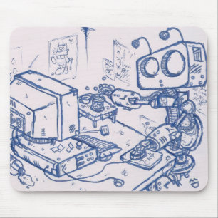 Officebotのマウスマット マウスパッド