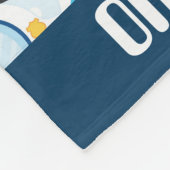 Officer add name policeベビーブランケット フリースブランケット (角)