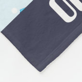 Officer add name policeベビーブランケット フリースブランケット (角)