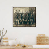 Officers of the 9th Cavalry SD 1891 ポスター (キッチン)