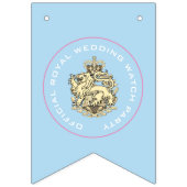 OFFICIAL王室のの時計のパーティーの束ね旗 バンティングフラッグ (第1の旗)