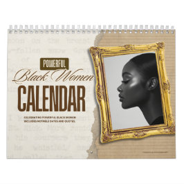 Official 2026 Powerful Black Women Calendar カレンダー