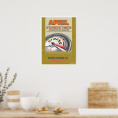 Official April Stress Awareness Month Poster ポスター (キッチン)